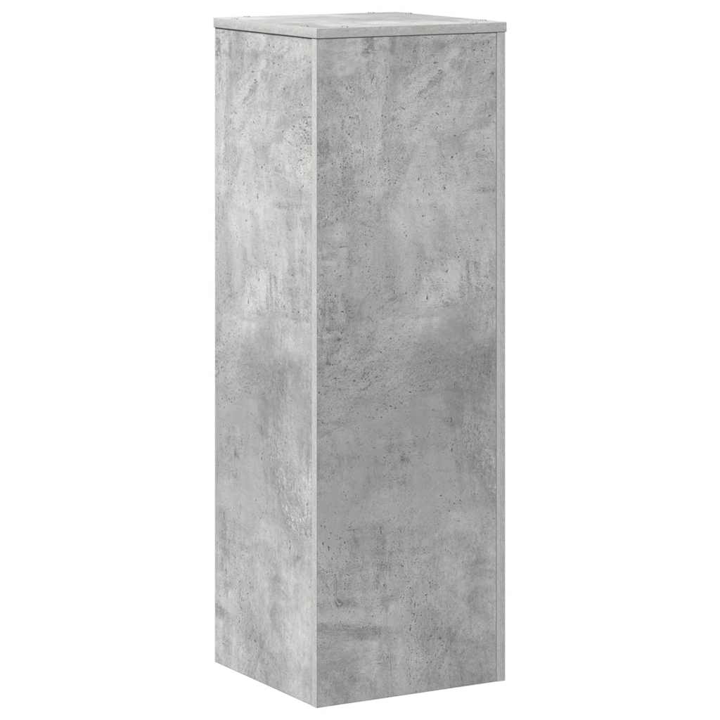 Stojak na Rośliny 100 cm Szarość Betonu 33x33x100 cm