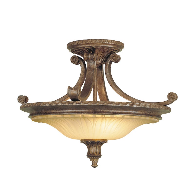Lampa sufitowa brytyjski brąz Stirling Castle 2xE27 60W Feiss