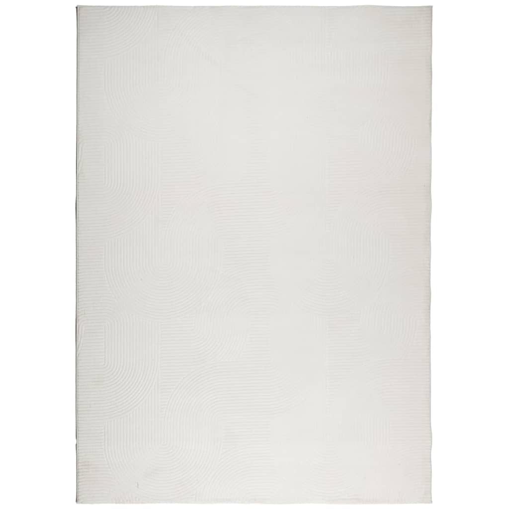 Dywan z Krótkim Włosiem 240x340 cm Kremowy 1400 g/m² do Salonu do Sypialni
