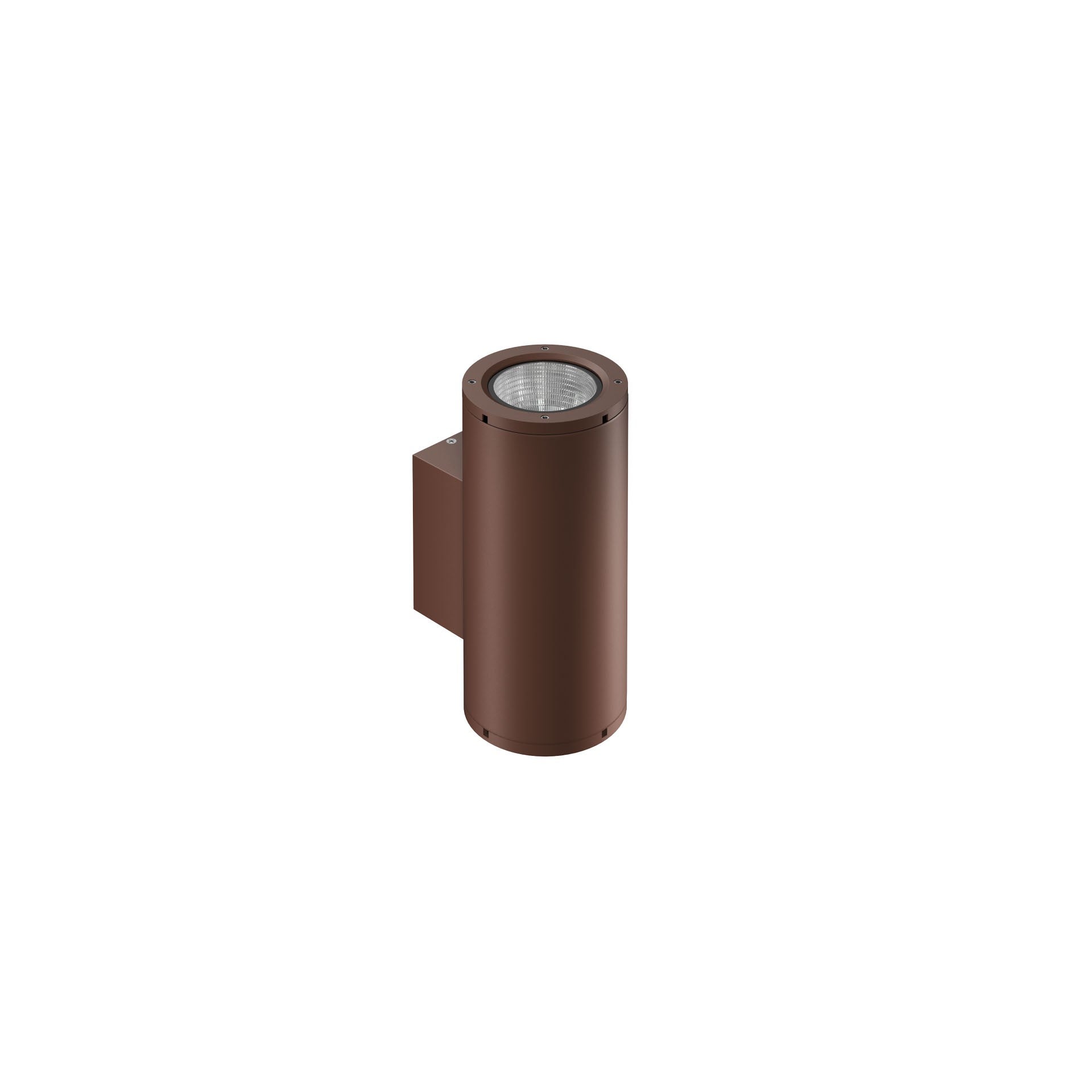 Cylindryczna lampa ścienna zewnętrzna LED 16W corten 1450 Lm CCT