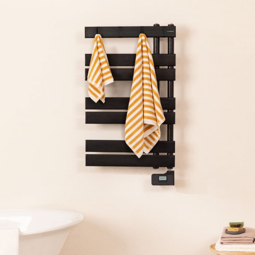 WARM TOWEL MODERN - Elektryczny wieszak na ręczniki olejowe 400W