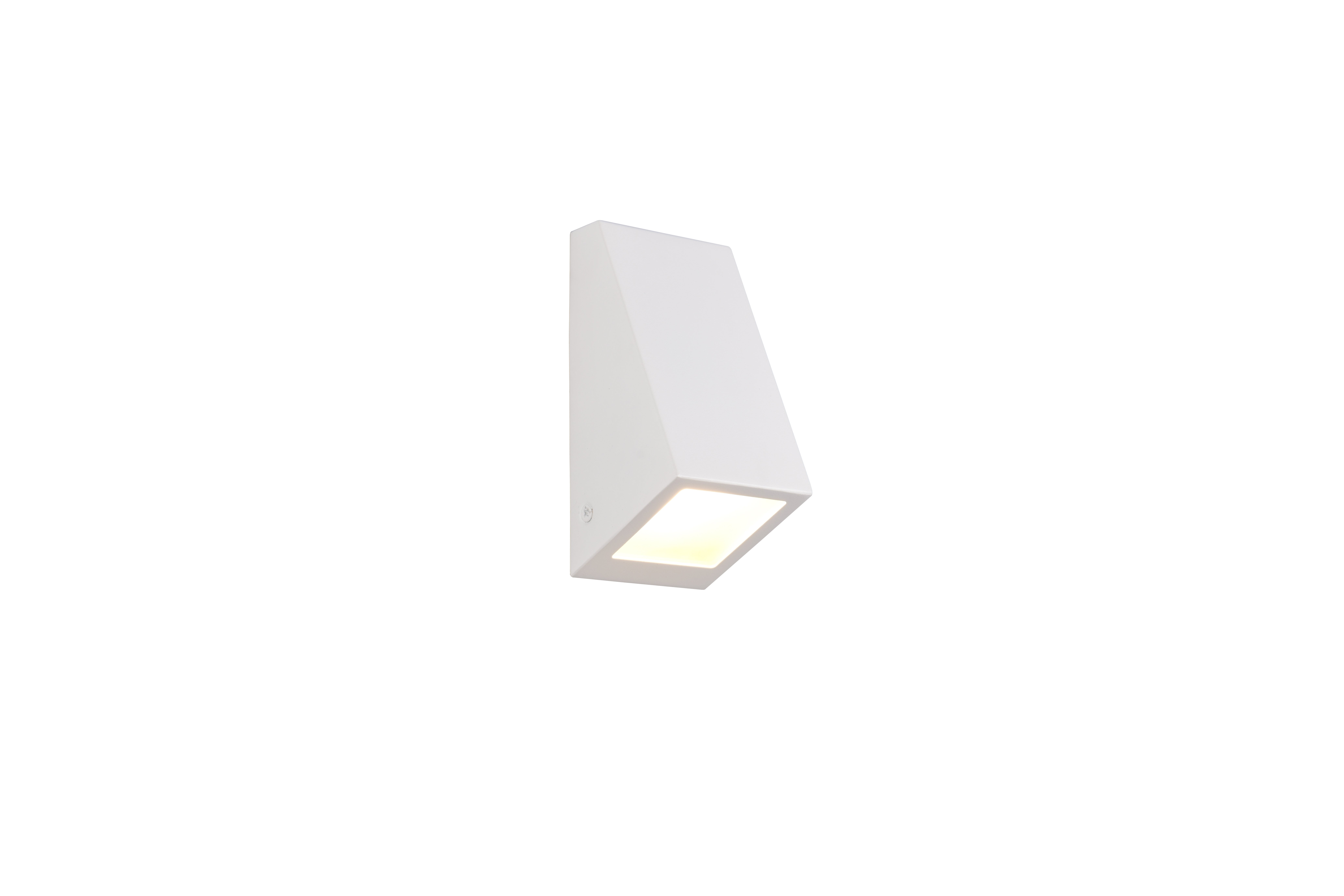 Kinkiet zewnętrzny skośny BRAGA biały 1xGU10x10W metal wym:14,5x7x7cm IP44 RL
