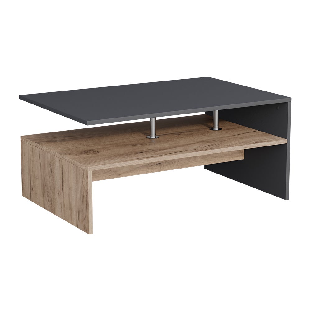 Vicco Stolik kawowy Amato, Antracyt/złoty dąb, 90 x 52.6 cm