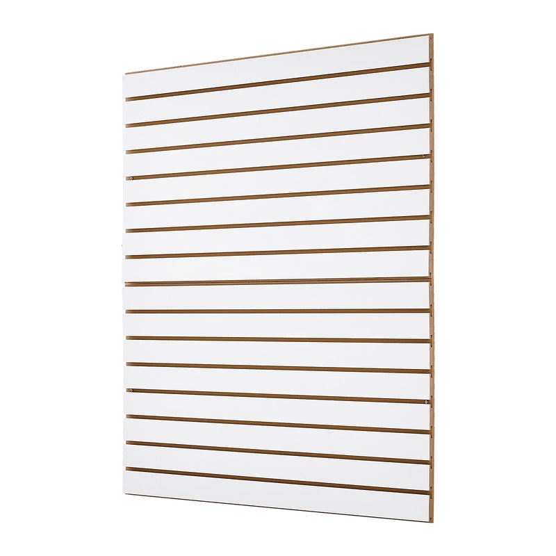 Panel ścienny slatwall 120x120 MDF do garażu ekspozycja