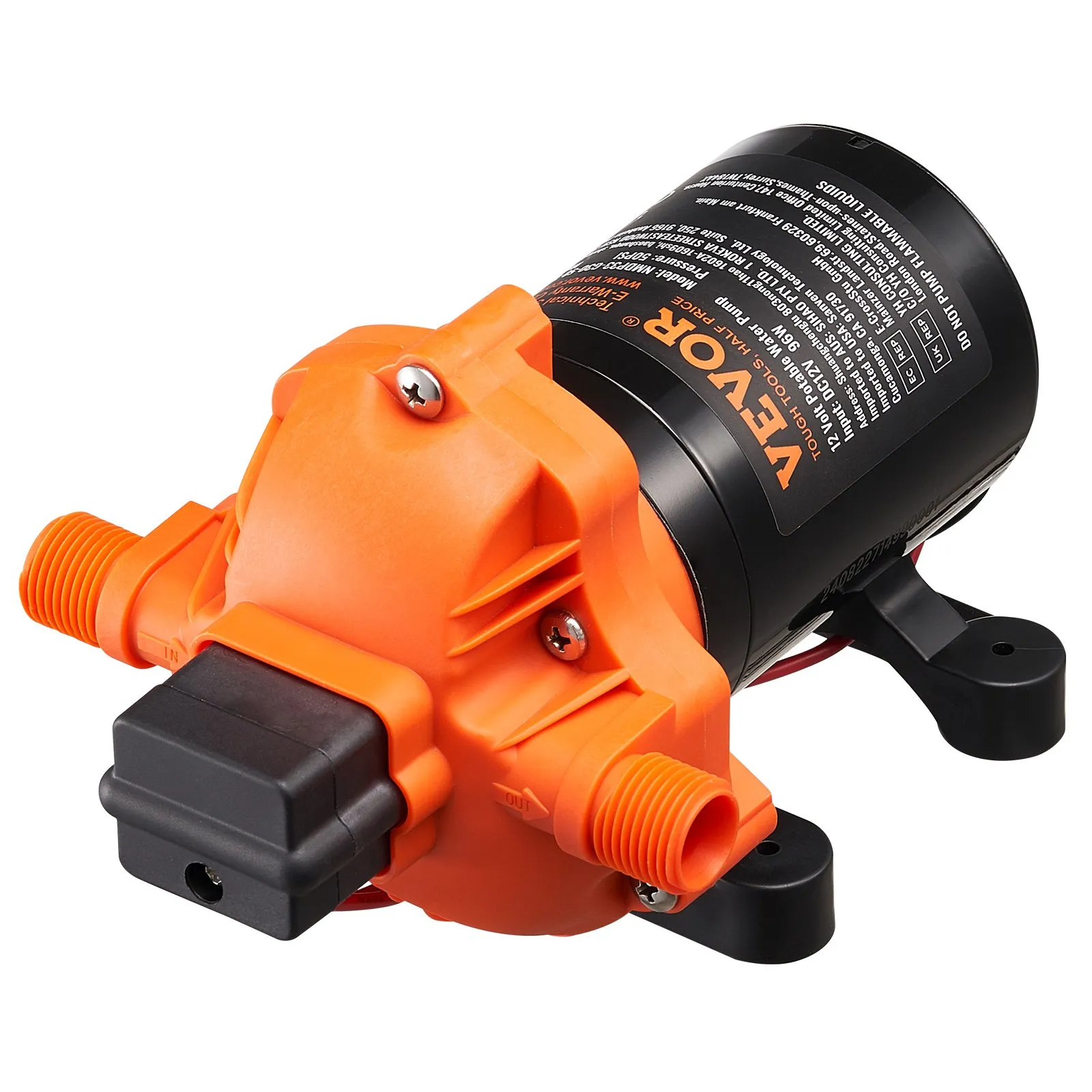 Pompa wody 12V membranowa 3 GPM 11,3 l/min do kampera