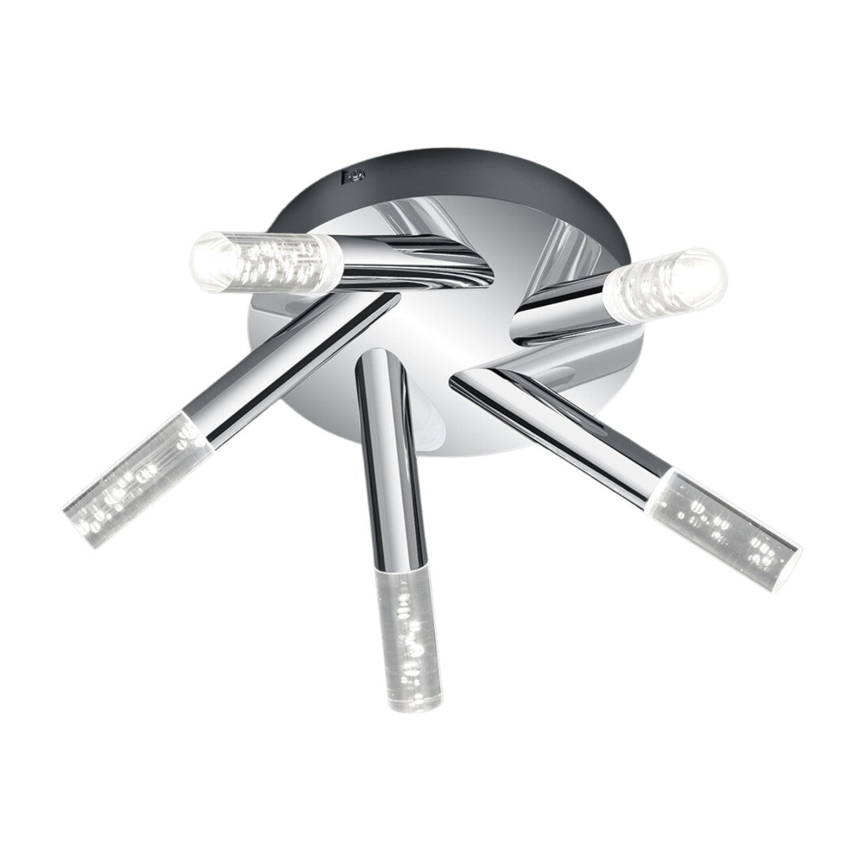 Żyrandol LED BOLSA 3W Ciepła biel 310lm metal chromowana wym:16,5x41,5x41,5cm IP44 Trio