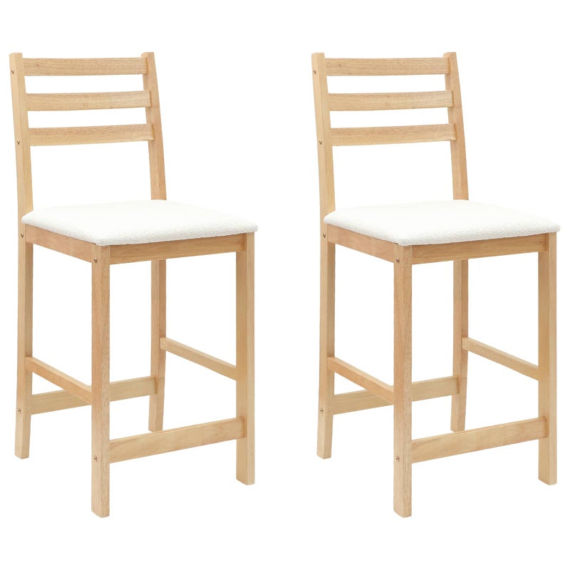 Krzesła jadalne 2 pcs Naturalny 40 x 47,5 x 99,5 cm