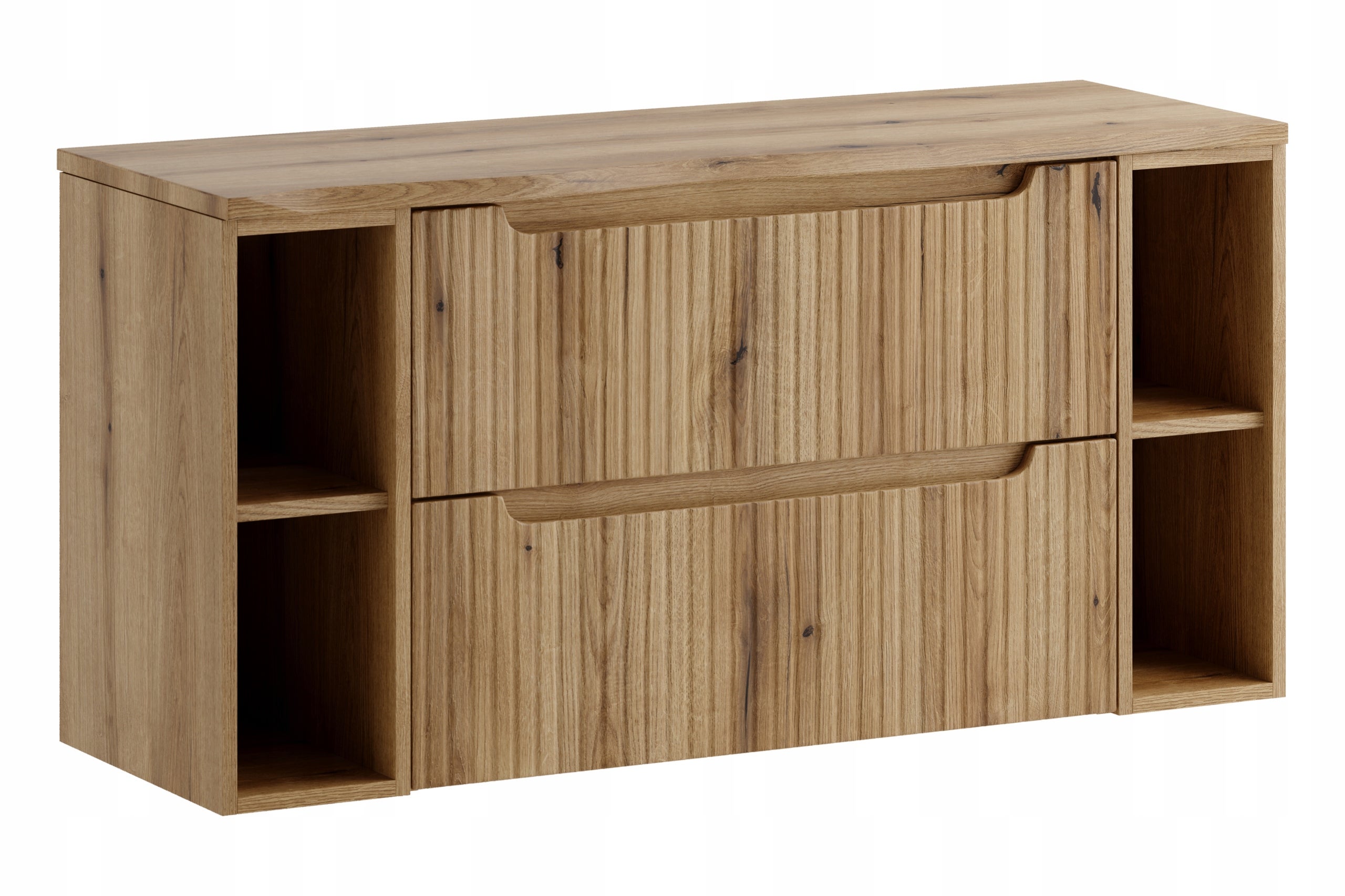 Szafka łazienkowa Nova 120 cm dab coast evoke z blatem szuflady regały