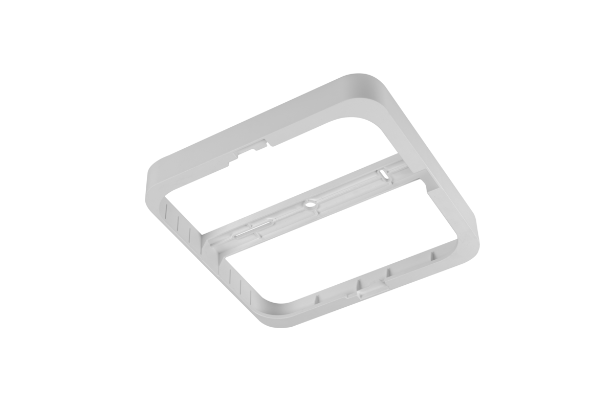 Ramka do montażu natynkowego opraw downlight MAXIS, 18W, kwadrat, biały - GTV LIGHTING