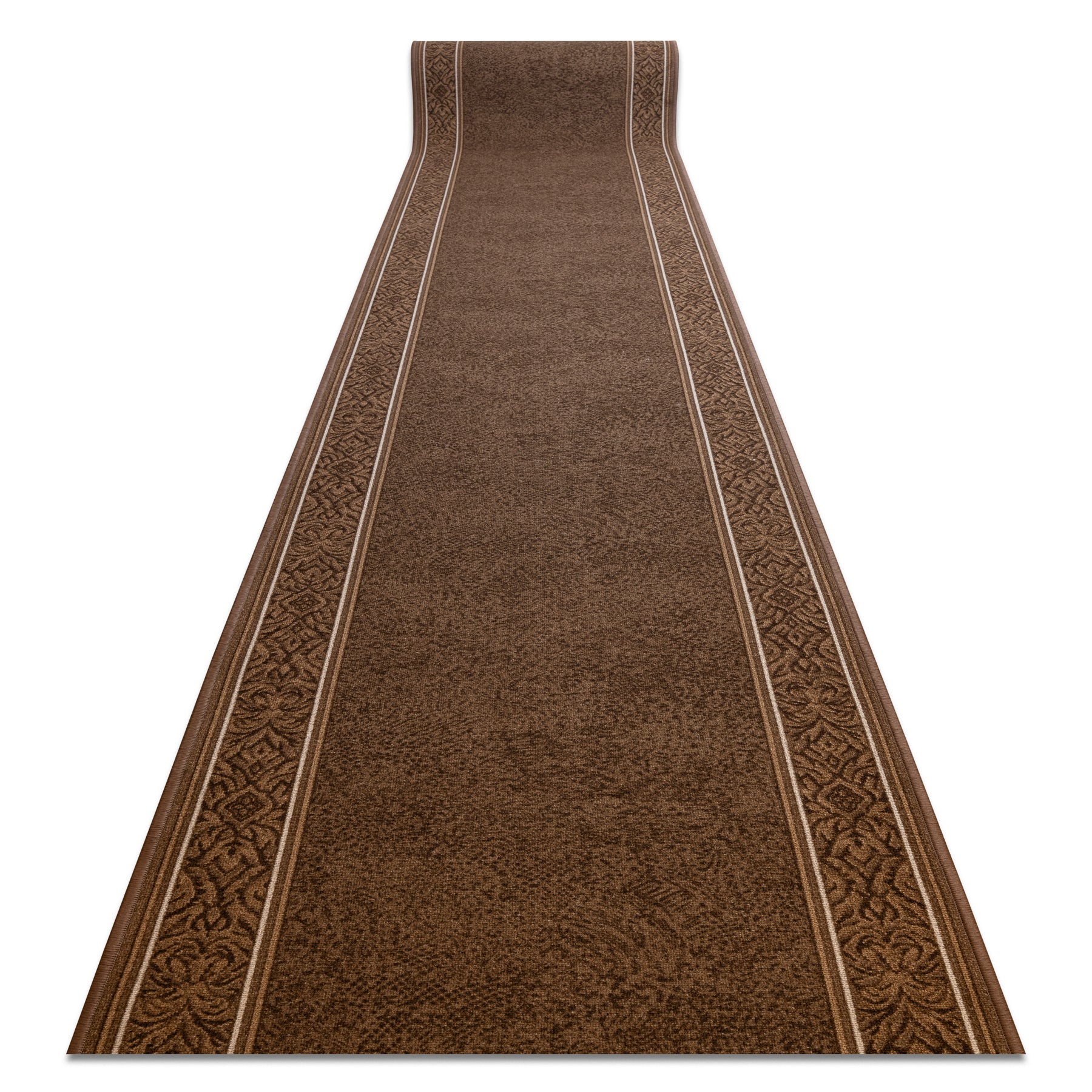 CHODNIK podgumowany ST.TROPEZ brąz antypoślizgowy RAMKA PRZECIERANY 100cm 100x920 cm