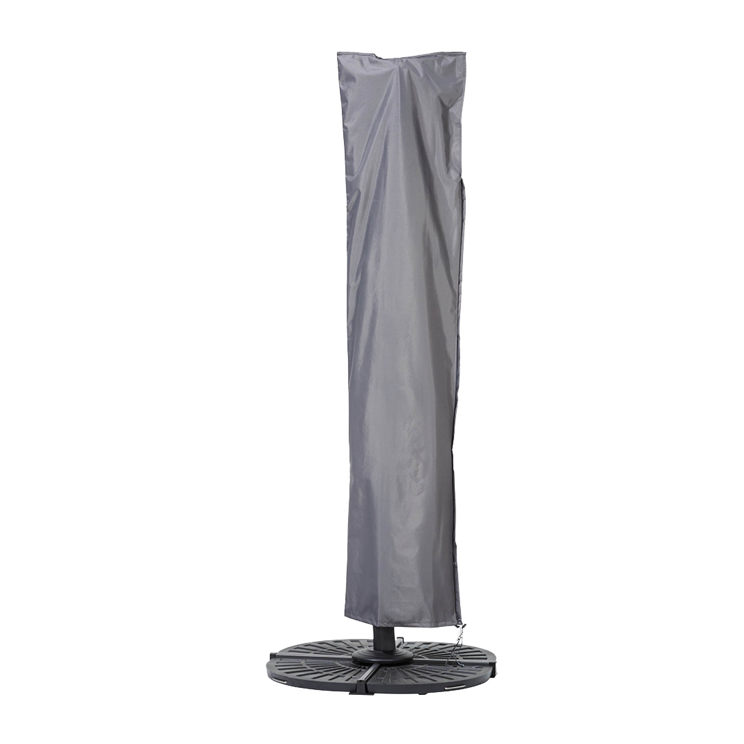 Mehr Garten - Pokrowiec Premium na parasol, wymiary: 250 (wys.) x 63/57 (szer.) cm I Do parasoli okrągłych do Ø 450 cm I Pokrowiec ochronny na parasol