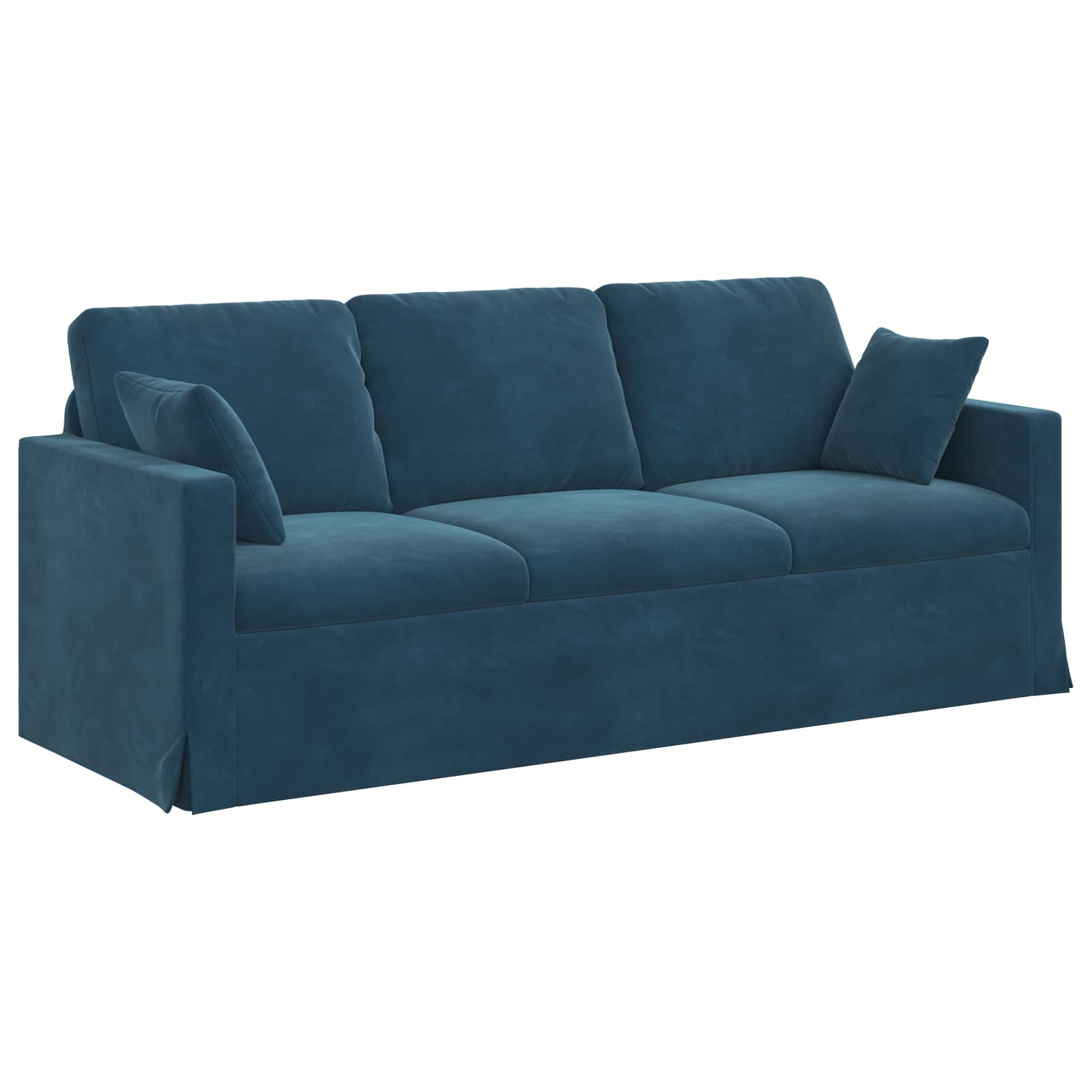 Sofa Niebieski 198 x 78 x 80 cm Aksamit
