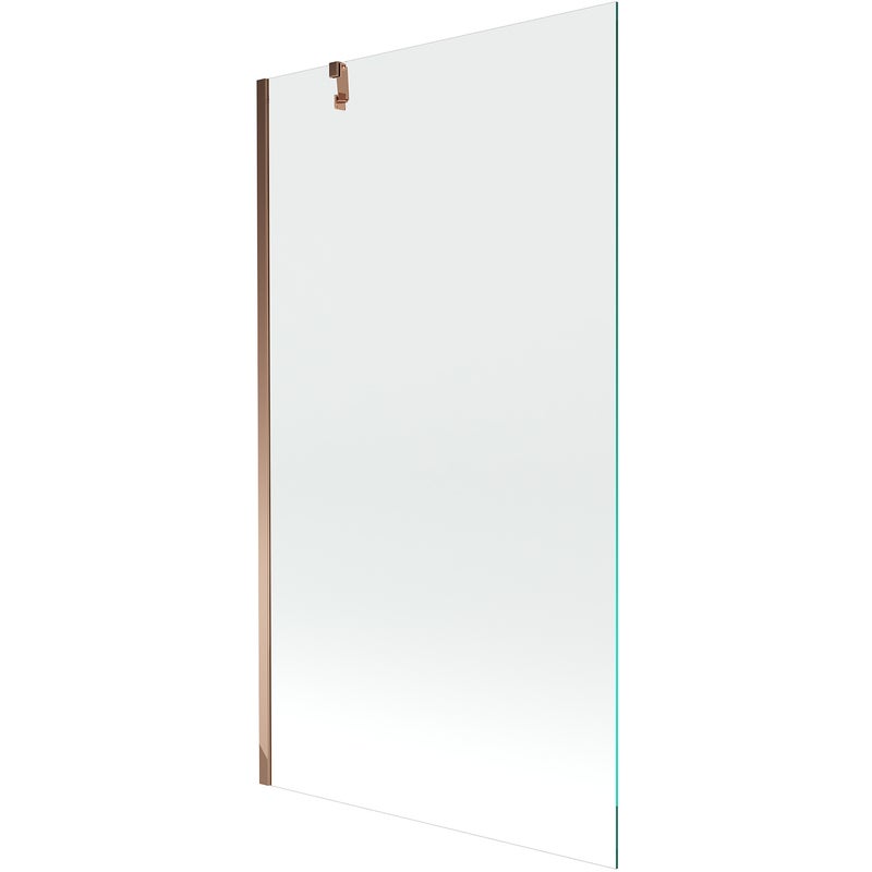 Mexen Next parawan nawannowy 1-skrzydłowy 90 x 150 cm, transparent, różowe złoto - 895-090-000-00-00-60