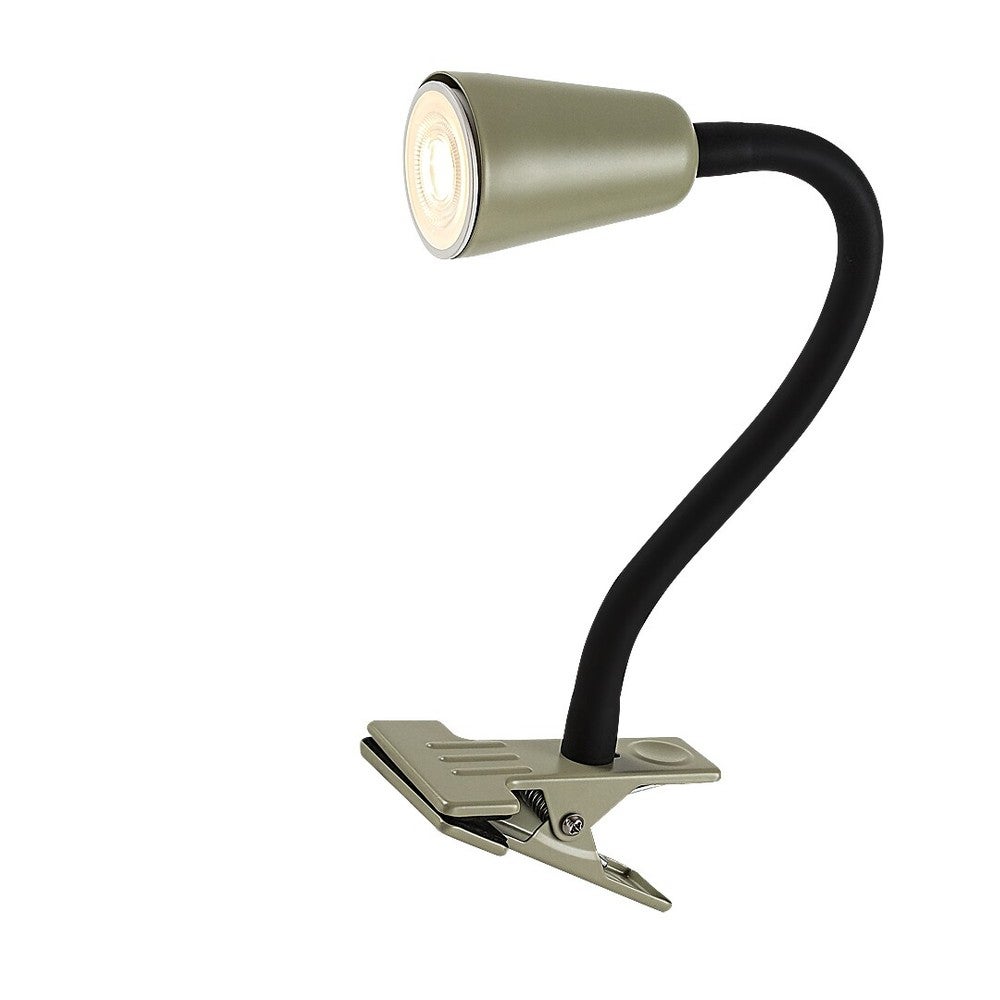 Lampa biurkowa z klipsem Aldo 1xGU10x7W metal czarna wym:22x5x21cm IP20 Rabalux