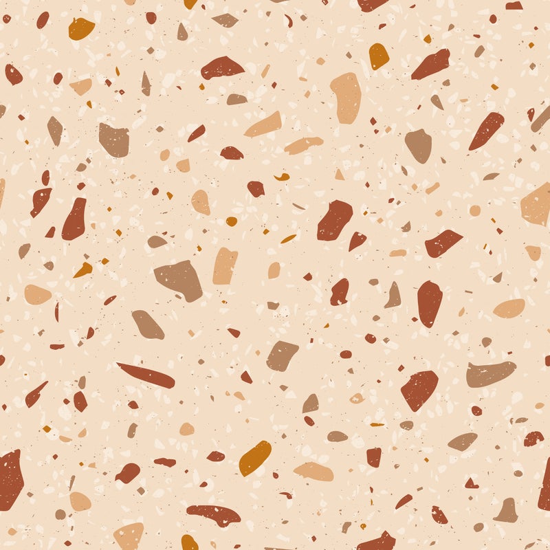 Dywan winylowy Terrazzo Helena 66x180 cm - antypoślizgowa wykładzina PVC z gładkim nadrukiem, winylowa wykładzina do kuchni lub salonu, zmywalna