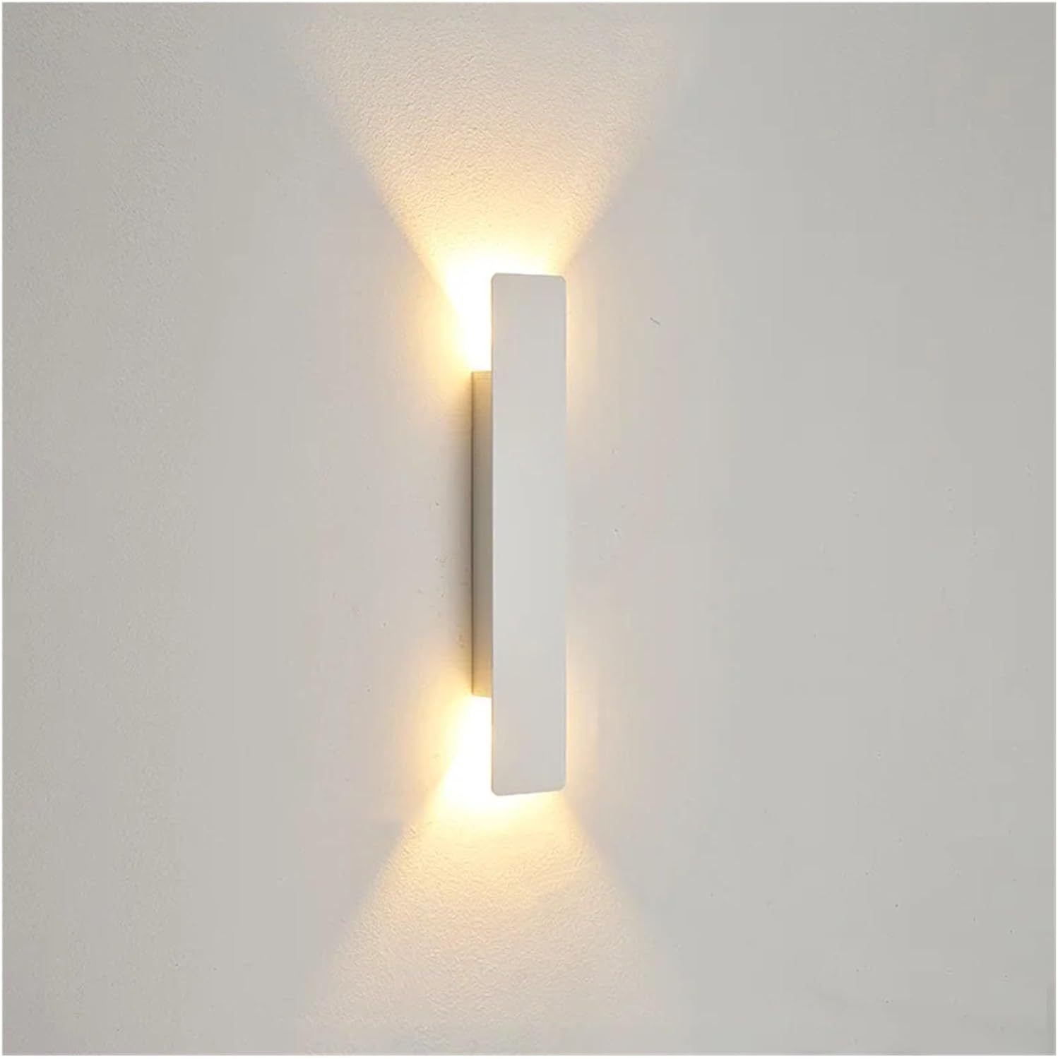 Kinkiet, taśma aluminiowa, ciepłe światło, oświetlenie sypialni (białe, 10 cm - 1 sztuka - 18 W)