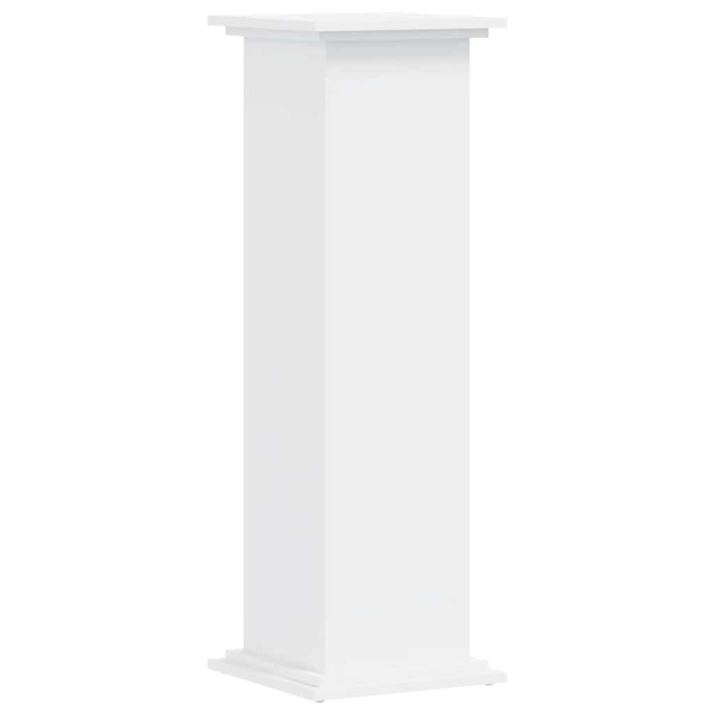 Stojak na Rośliny 100 cm Biały 33x33x100 cm do Salonu