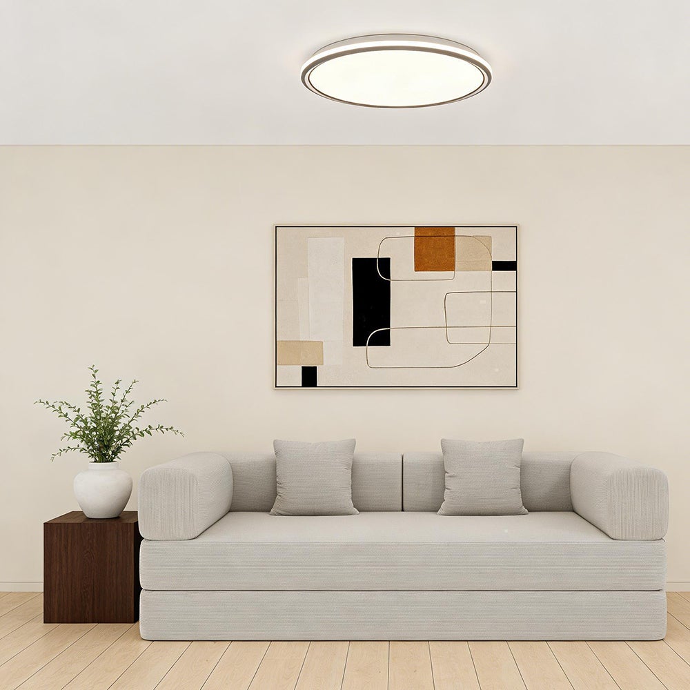 Rozkładana sofa z cylindrycznymi poduszkami, rozkładana sofa z aksamitu sztruksowego z nieruchomą konstrukcją, rozkładana sofa, szara