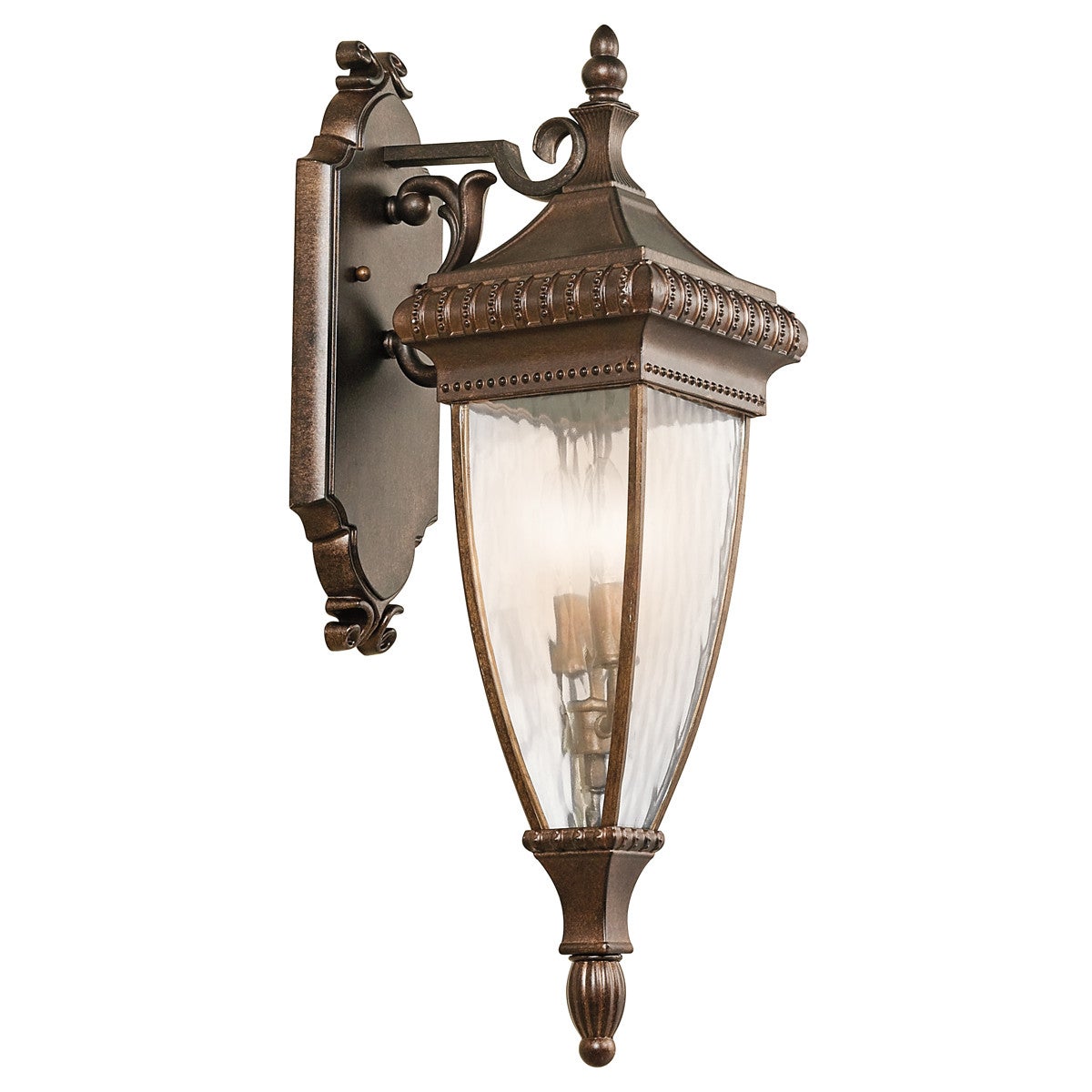 Lampa ścienna zewnętrzna Szczotkowany brąz E14 60W Venetian Rain Kichler