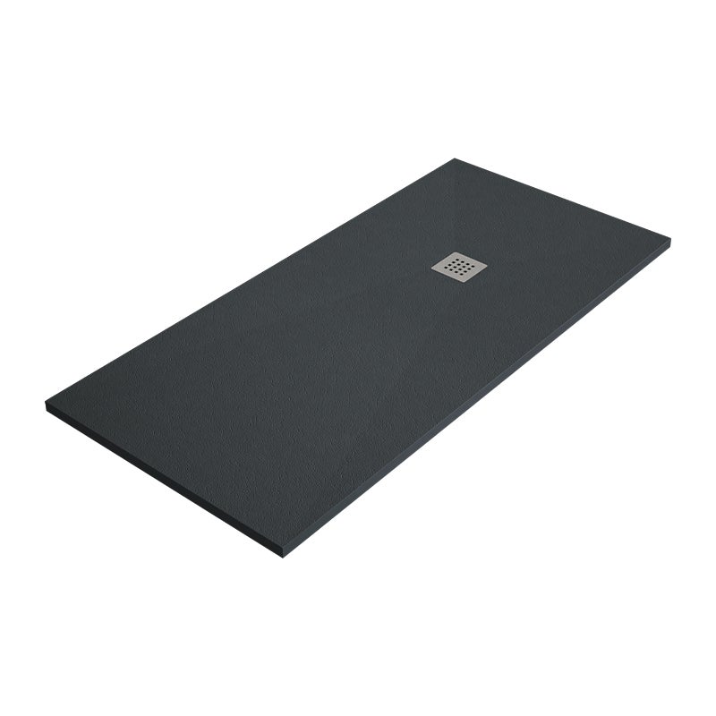 Brodzik ARDESIA 90x130 cm Grafit kratka ze stali