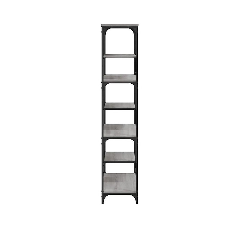 Regał vidaXL Sonoma Szary 81x36x176 cm z Drewna Inżynieryjnego i Metalu