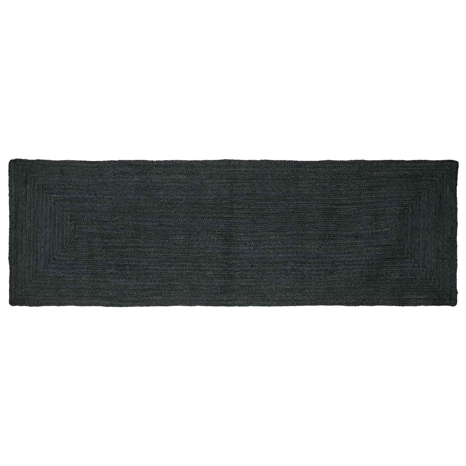 Dywany pokojowe Prostokątny ciemnoszary 80 x 300 cm Juta
