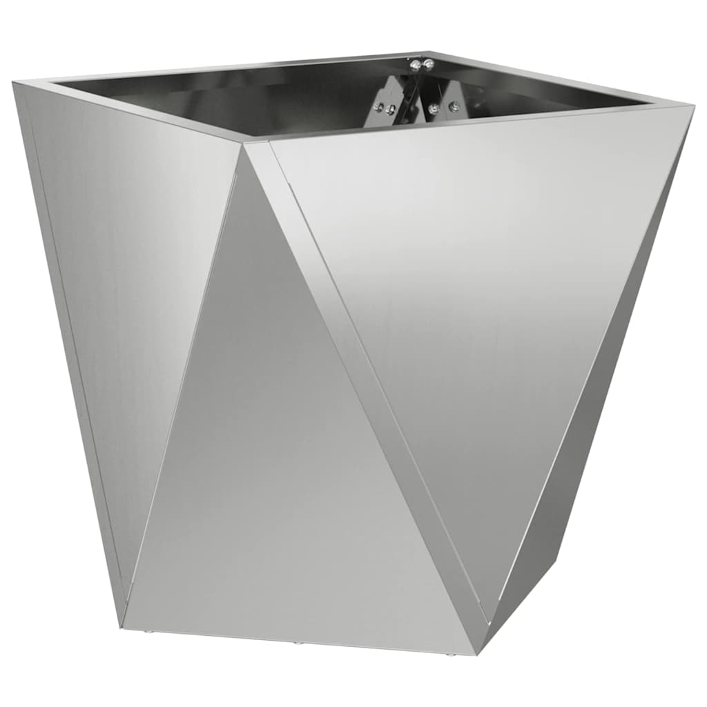 Donica Srebrny 30 x 30 x 30 cm Stal Galwanizowana