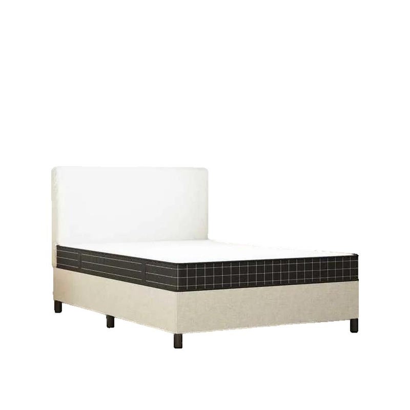 Materac sprężynowy bonnell vidaXL Biały 140x200 cm Średni Komfort Trwałość