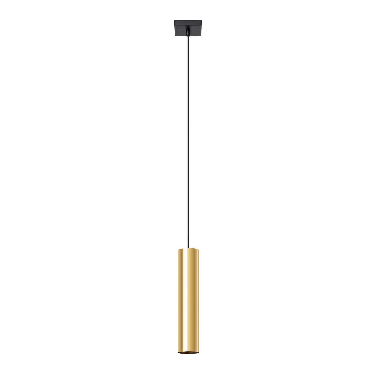 Lampa wisząca złota tuba LAGOS 1xGU10 10W SL.1200 Sollux Lighting
