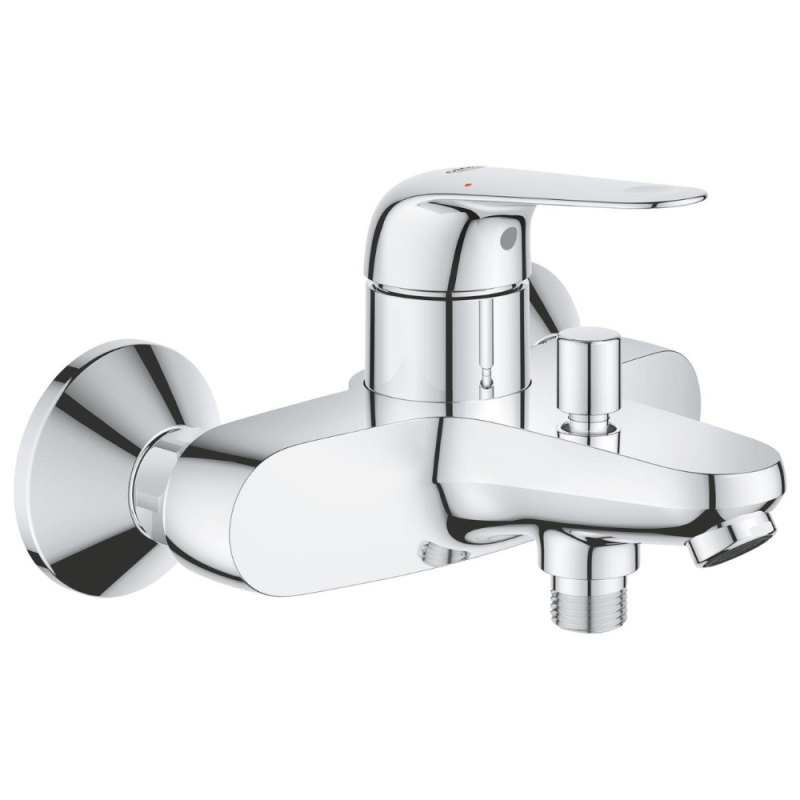 Bateria wannowa mechaniczna ścienna GROHE Swift, wykończenie chromowane