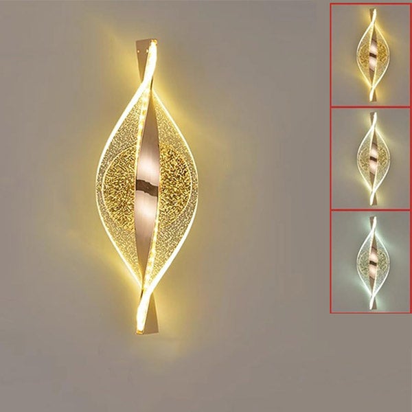 Lampa Ścienna Spiralna Lampka Nocna LED z Regulowanymi Odcieniami Lampa Dekoracyjna Nowoczesne Oświetlenie Wewnętrzne sztuka