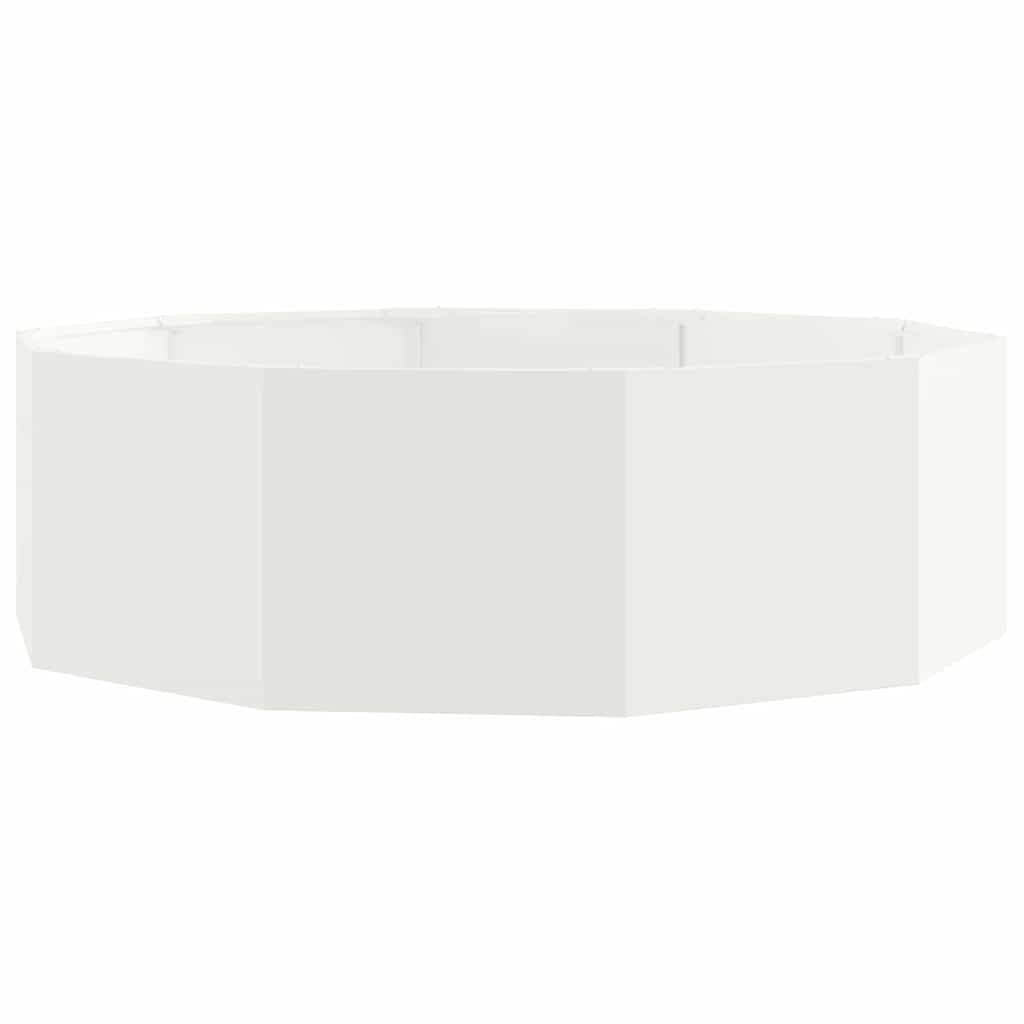 Donica Biały 120 x 120 x 35 cm Stal