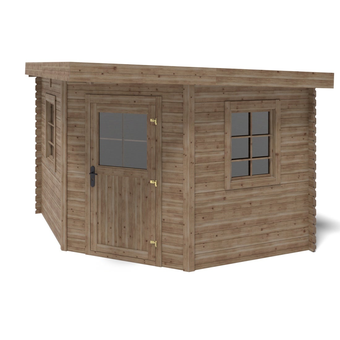 Domek ogrodowy ALTANKA 8 m2 - 3x3 m - 28 mm, drewniany, impregnowany, DOM753, 1szt.