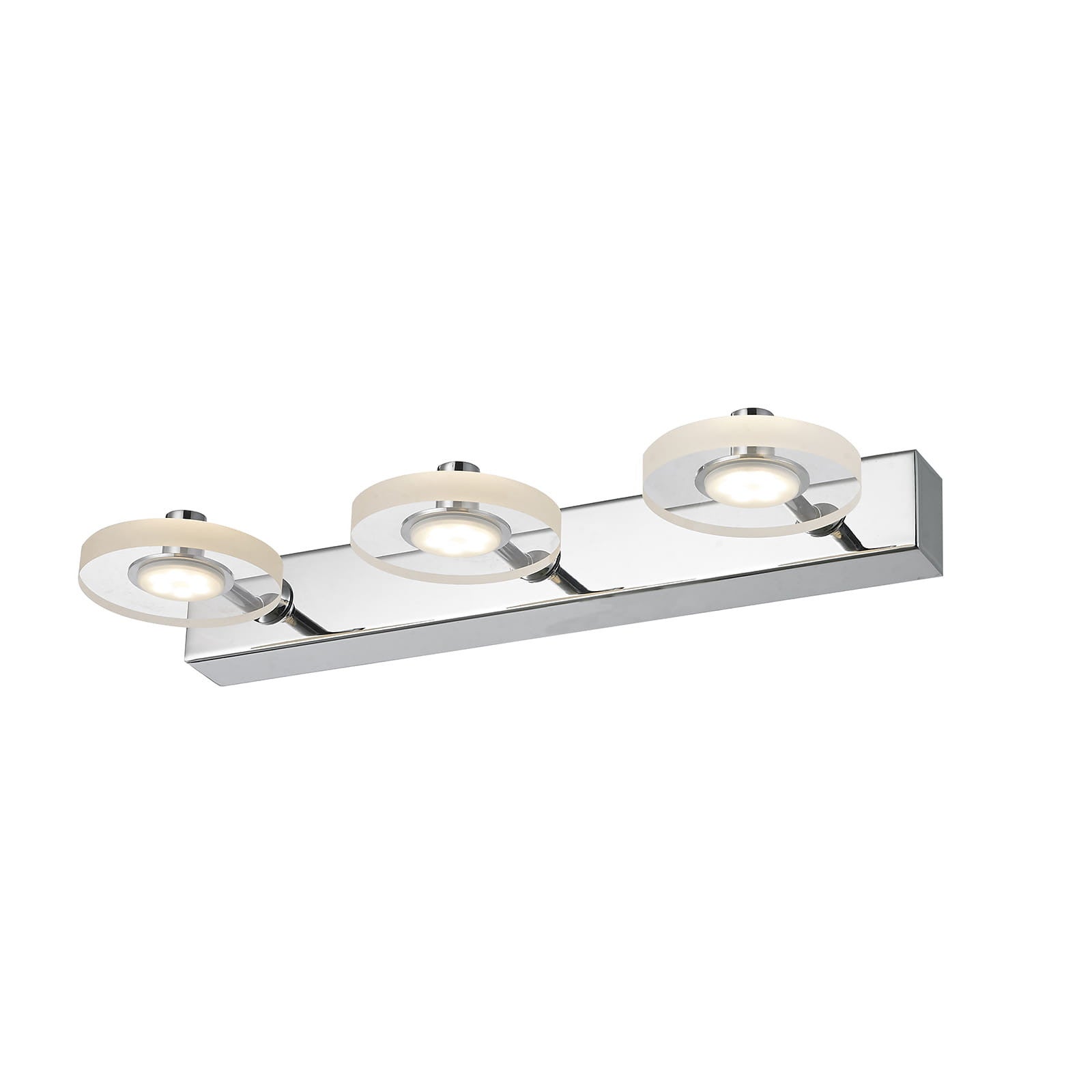 Kinkiet ścienny Harmony chromowany przezroczysty LED 9W 3000K 630lm styl nowoczesny wym: 5,2 x 38,5 x 16,5 cm aluminium IP21 Italux