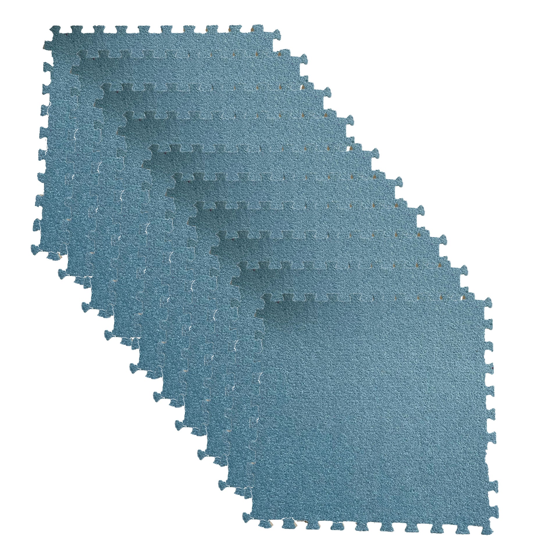 Gładki dywanik z aksamitu mrówkowego, 10 sztuk, kwadratowy dywanik do majsterkowania, 30x30x1.0cm, niebieski