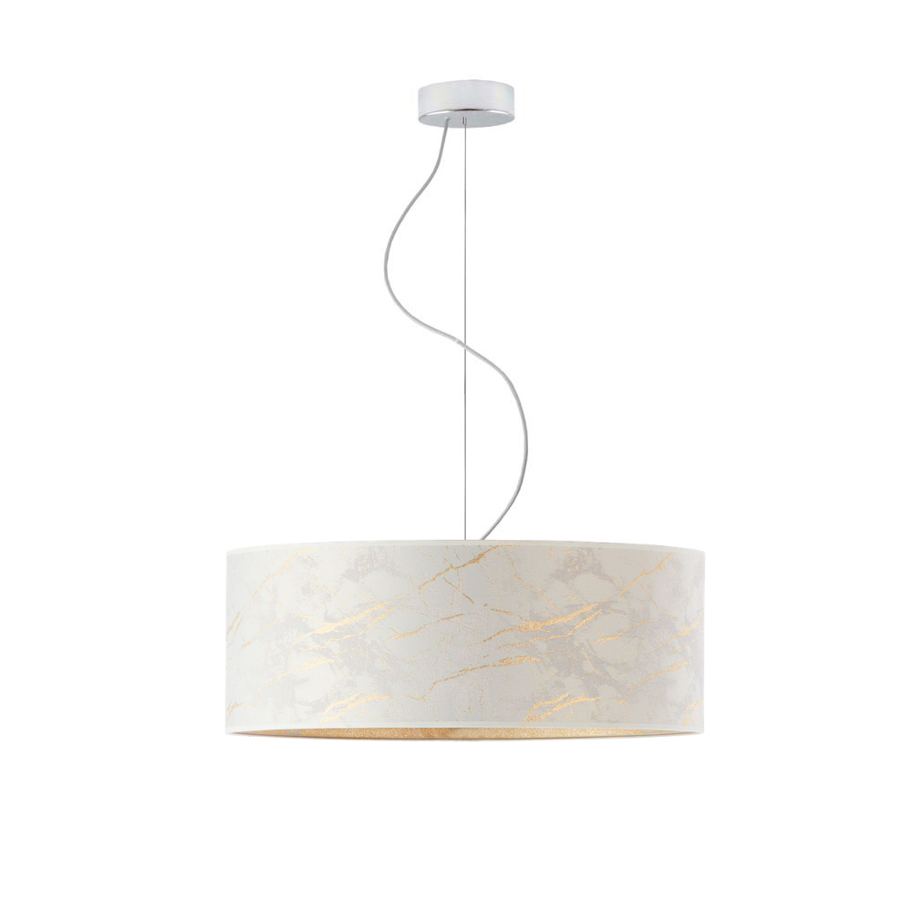 Lampa sufitowa żyrandol lampa wisząca z abażurem walec 50 cm BLUES
