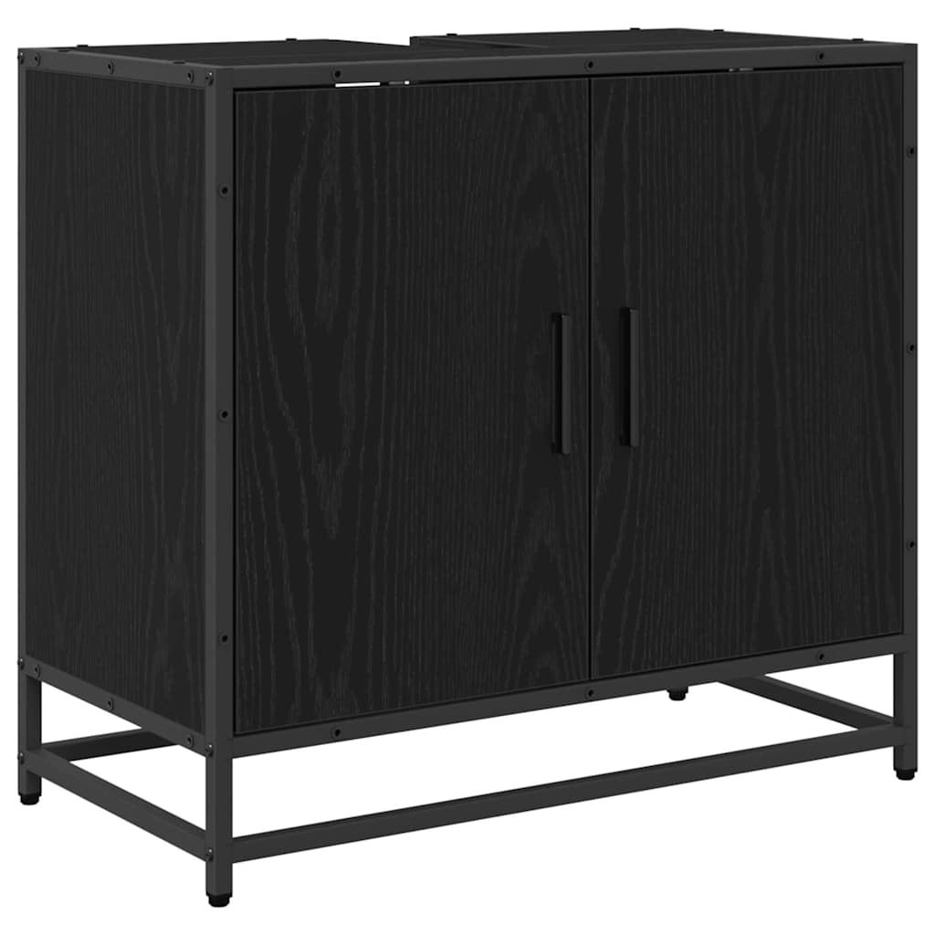 Szafka pod umywalkę Czarny Dąb 65 x 33 x 60 cm