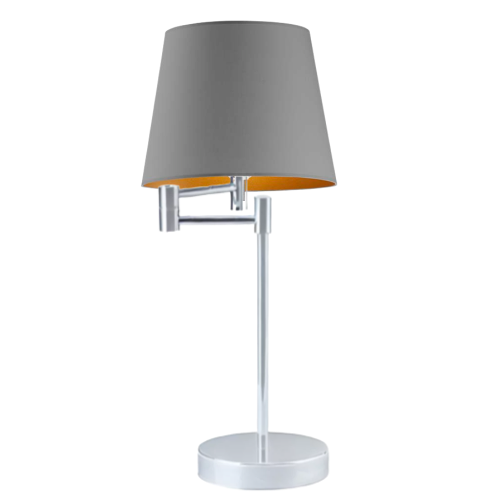 Lampka nocna przegubowa na biurko lampa biurkowa regulowana LED z abażurem stożek JUKON