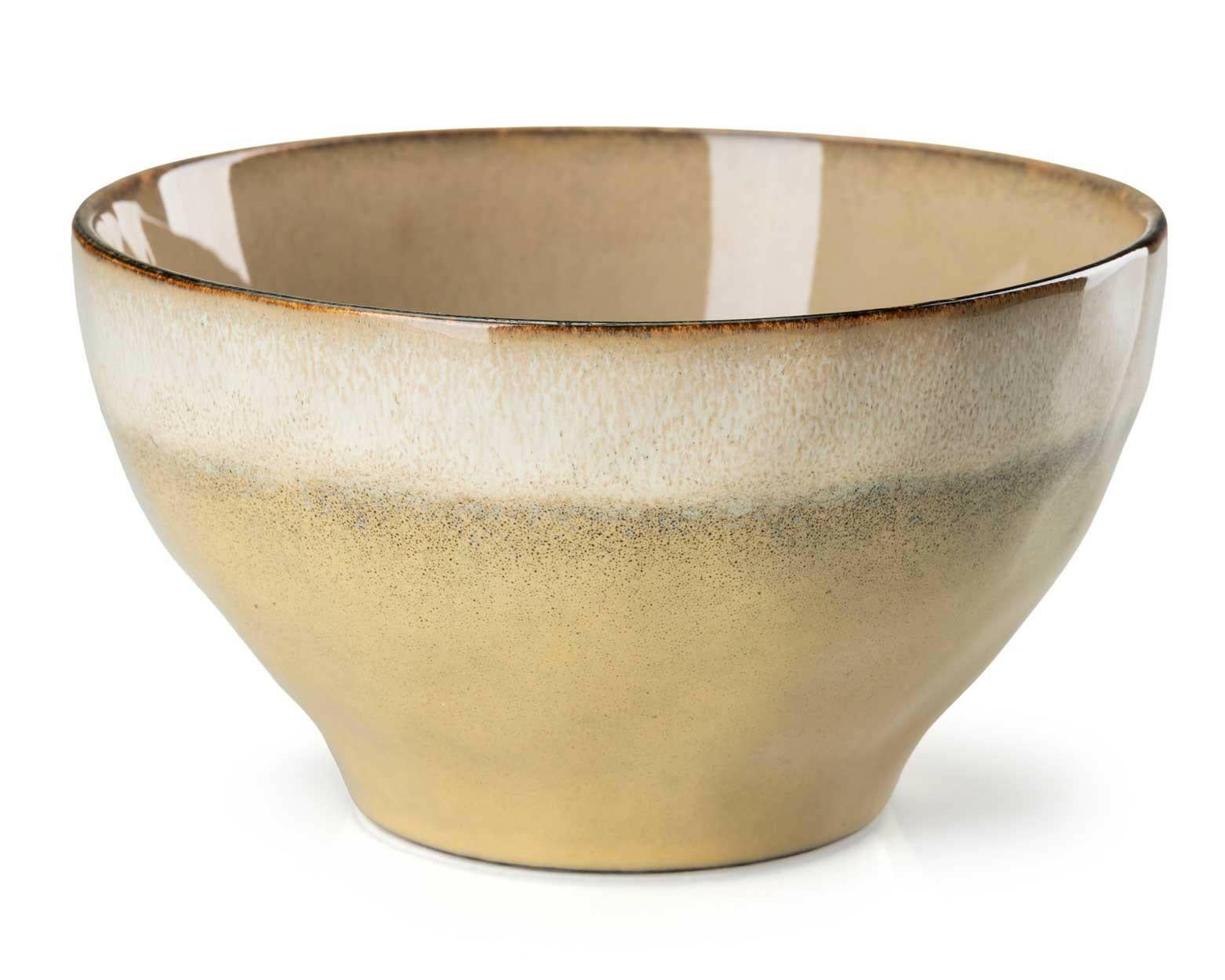 Miska kamionkowa Stone Siaki Collection 700 ml boho beżowa 14,5 cm 1 szt.