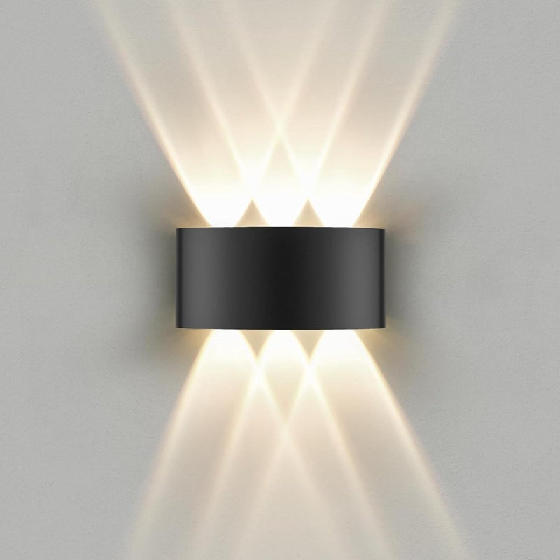 Kinkiet wewnętrzny IP65, lampa ścienna LED 3000 K, nowoczesna lampa ścienna do sypialni, salonu, hotelu, klatki schodowej, korytarza