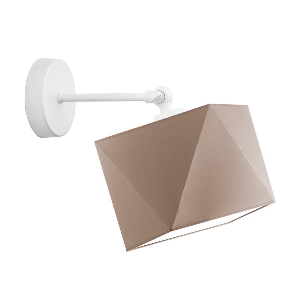 Kinkiet przegubowy lampa ścienna lampa na ścianę regulowany z abażurem diament LOKO