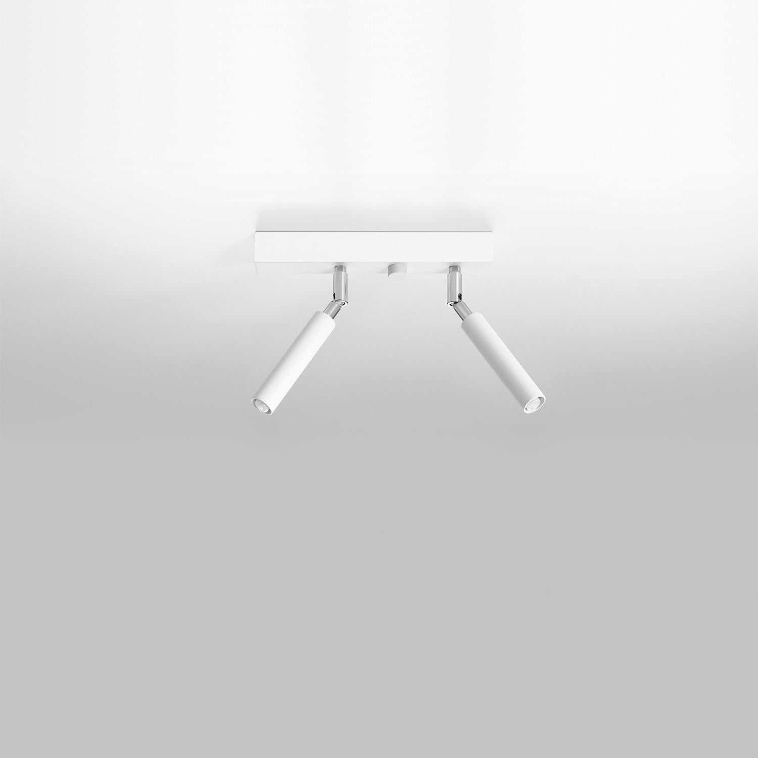 Plafonnier Aluminium Blanc G9 2 Eyetech