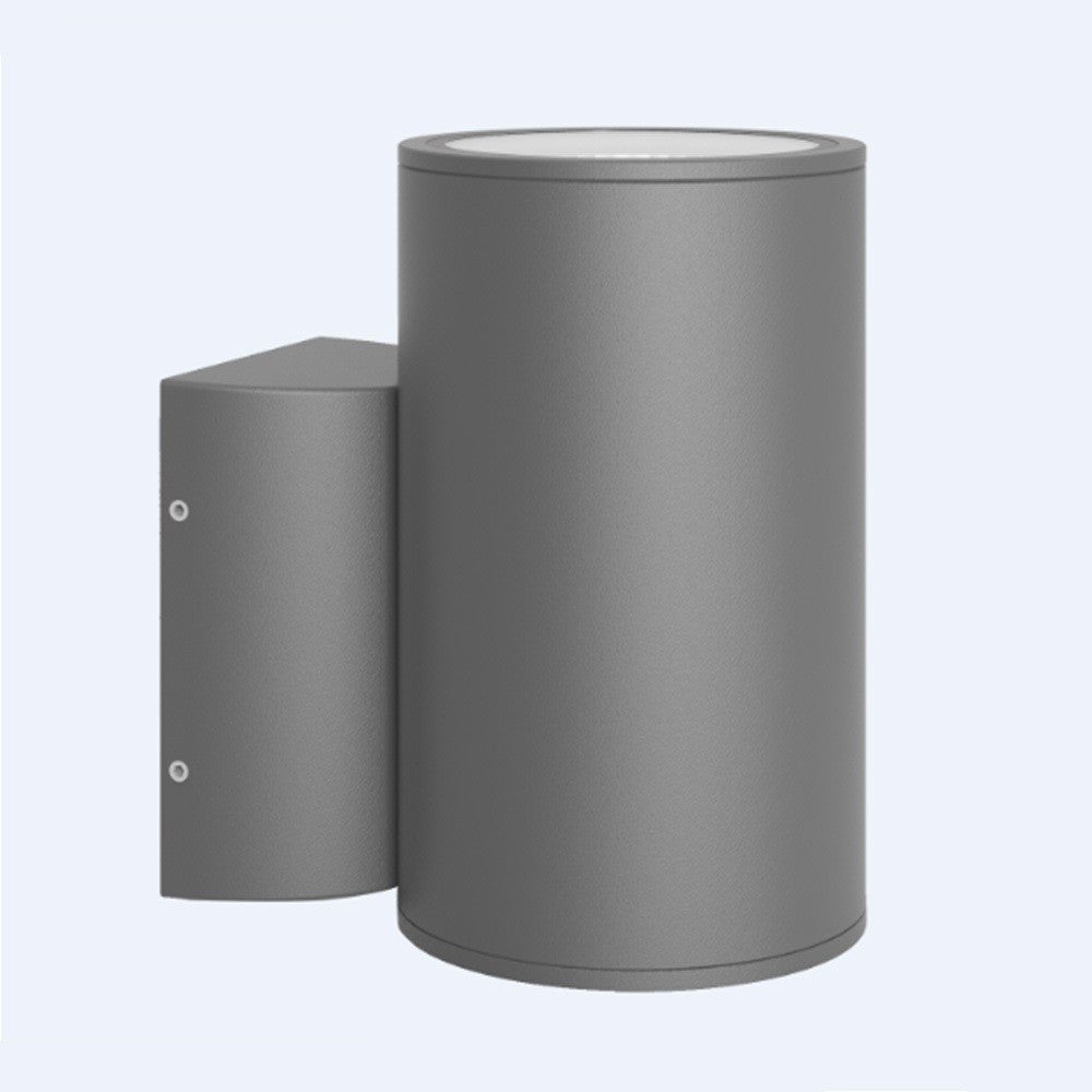 Fox 12W Cylindryczny Ciemnoszary Kinkiet LED 3000K IP65 IK08 Iberlamp