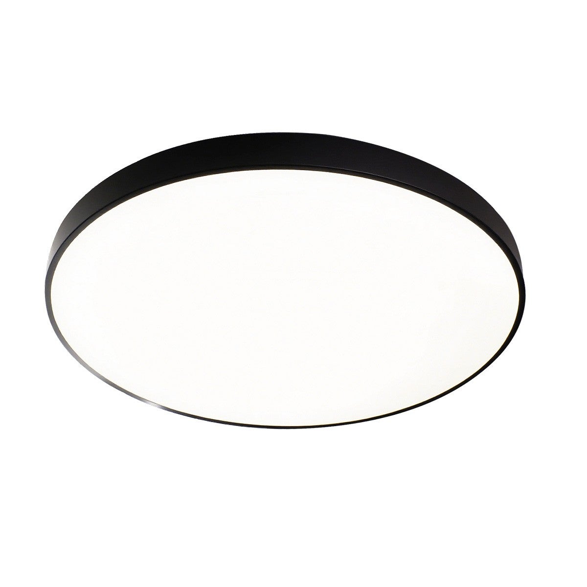 Plafon minimalistyczny czarny okrągły LED 21W Ateia Italux