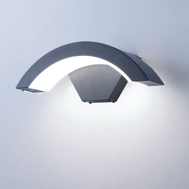 Kinkiet zewnętrzny LED, 24 W, nowoczesny kinkiet zewnętrzny, oświetlenie dekoracyjne do wnętrz, wodoodporny IP65, chłodna biel, 6000 K