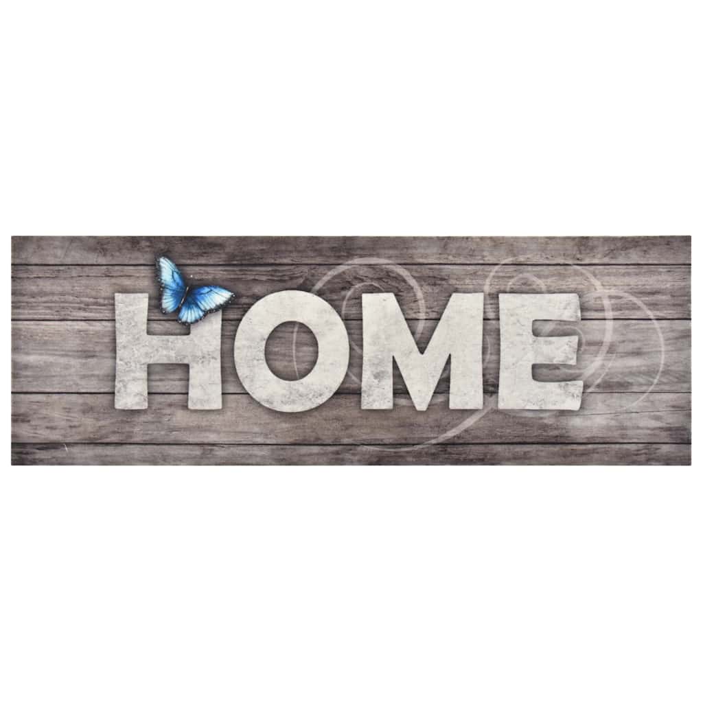 Kuchenna mata podłogowa z napisem Home, 60x180 cm vidaXL