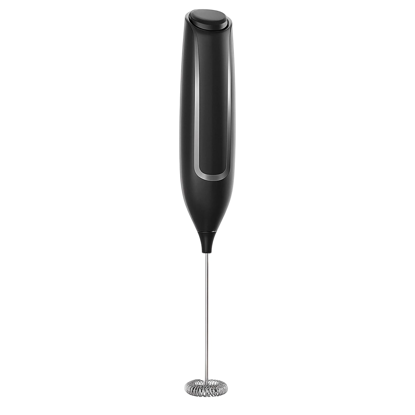 Zestaw 1 elektrycznej spieniarki do mleka, miniaturowej trzepaczki ze stali nierdzewnej, bardzo mocnego silnika, do kawy/café au lait/cappuccino/gorąc