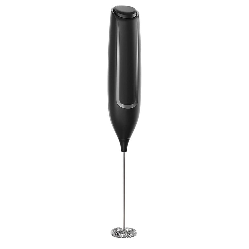 Zestaw 1 elektrycznej spieniarki do mleka, miniaturowej trzepaczki ze stali nierdzewnej, bardzo mocnego silnika, do kawy/café au lait/cappuccino/gorąc