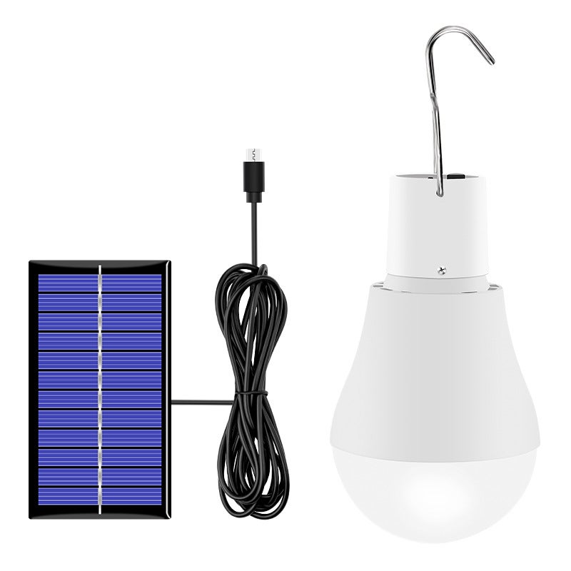 Żarówki solarne, wodoodporne lampy kempingowe zewnętrzne, ładowalne lampy solarne LED do sytuacji awaryjnych i na zewnątrz