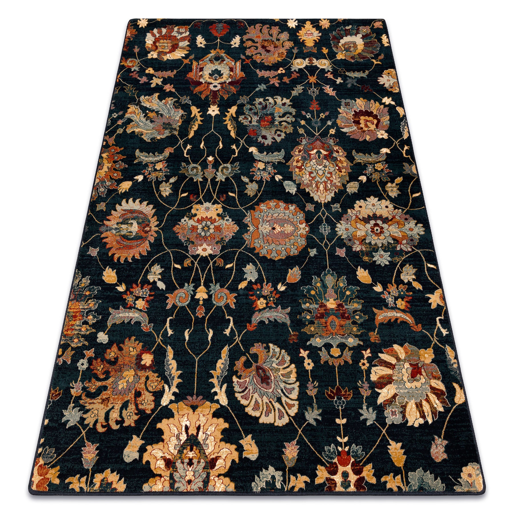 Dywan wełniany SUPERIOR LATICA navy 100x150 cm